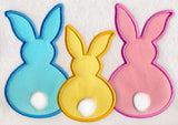 Bunny Puff Trio (Applique)