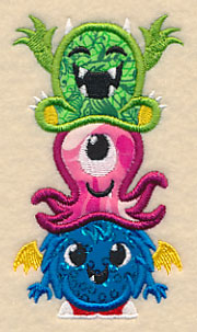Monster Stack (Applique)