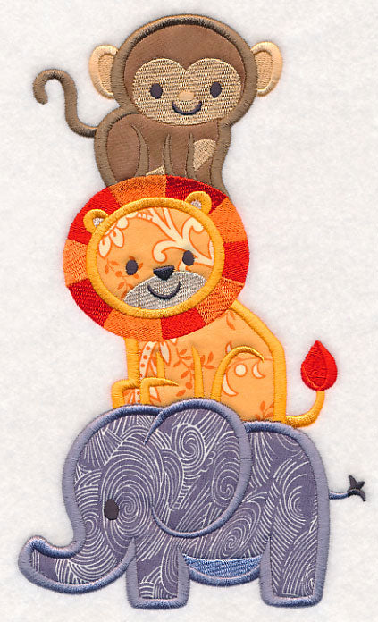 Jungle Animal Stack (Applique)