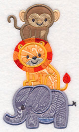 Jungle Animal Stack (Applique)