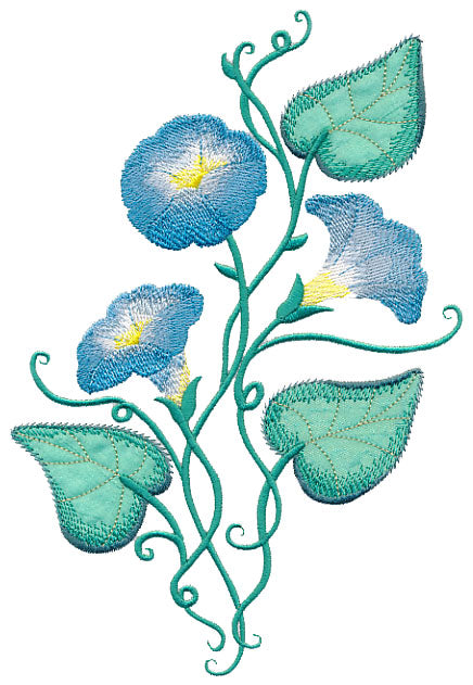 Morning Glories (Luxury Applique)