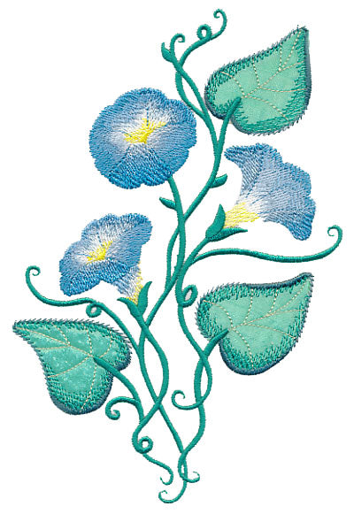 Morning Glories (Luxury Applique)