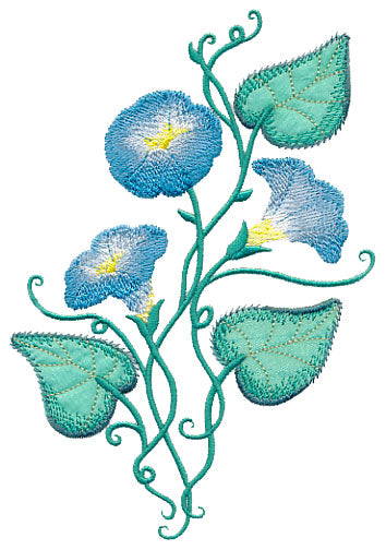Morning Glories (Luxury Applique)