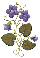 Wild Violets (Luxury Applique)