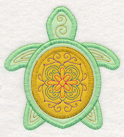 Tropical Turtle 1 (Heirloom Applique)