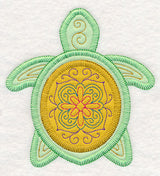 Tropical Turtle 1 (Heirloom Applique)