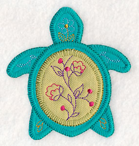Tropical Turtle 2 (Heirloom Applique)