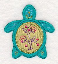 Tropical Turtle 2 (Heirloom Applique)
