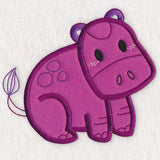 Kid's Doodle Hippo (Applique)