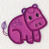 Kid's Doodle Hippo (Applique)