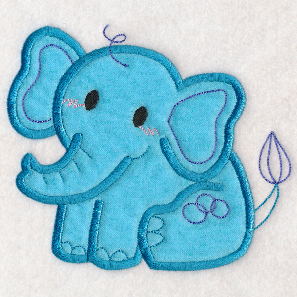 Kid's Doodle Elephant (Applique)