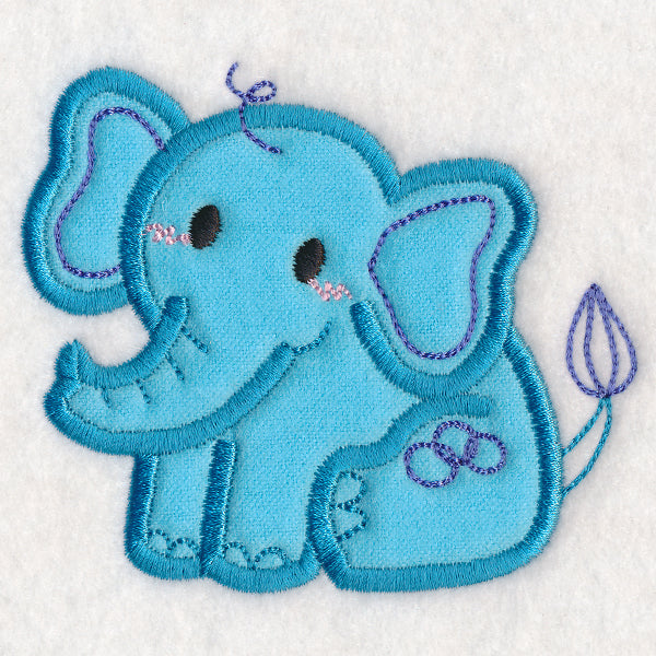 Kid's Doodle Elephant (Applique)