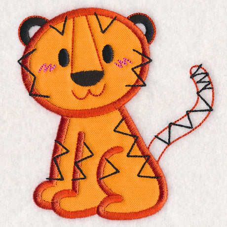 Kid's Doodle Tiger (Applique)