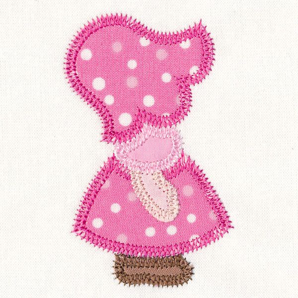 Sunbonnet Sue Quilt Block (In-the-Hoop)