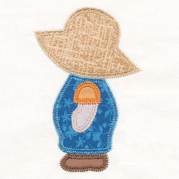 Fisherman Fred Quilt Block (In-the-Hoop)