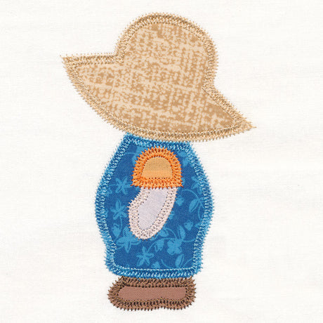 Fisherman Fred Quilt Block (In-the-Hoop)