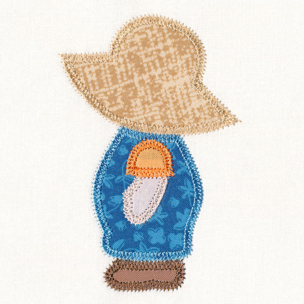 Fisherman Fred Quilt Block (In-the-Hoop)