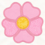 Wild Rose Quilt Block (In-the-Hoop)