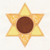 Sunflower Quilt Block (In-the-Hoop)