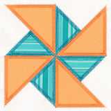 Pinwheel Quilt Block (In-the-Hoop)