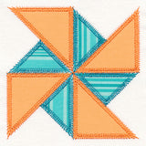 Pinwheel Quilt Block (In-the-Hoop)