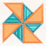 Pinwheel Quilt Block (In-the-Hoop)
