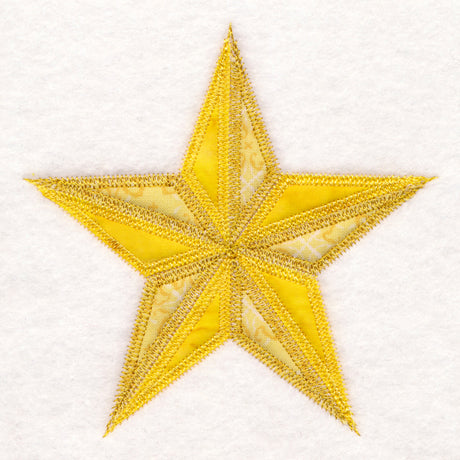 Christmas Quilt Block - Star (In-the-Hoop)