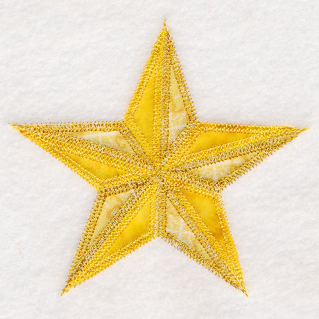Christmas Quilt Block - Star (In-the-Hoop)