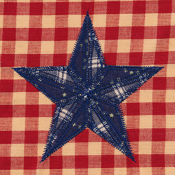 Christmas Quilt Block - Star (In-the-Hoop)