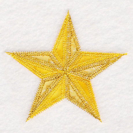 Christmas Quilt Block - Star (In-the-Hoop)