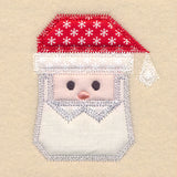 Christmas Quilt Block - Santa (In-the-Hoop)