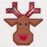 Christmas Quilt Block - Reindeer (In-the-Hoop)