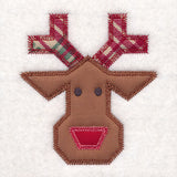 Christmas Quilt Block - Reindeer (In-the-Hoop)