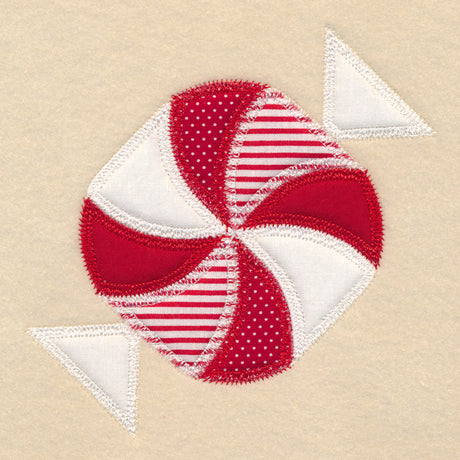 Christmas Quilt Block - Candy (In-the-Hoop)