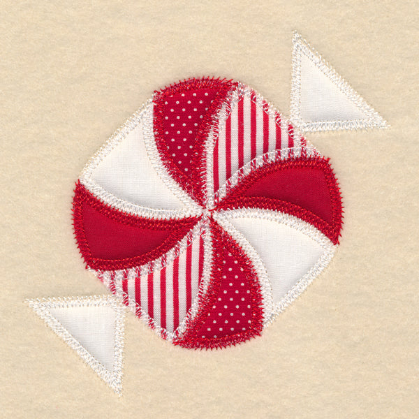 Christmas Quilt Block - Candy (In-the-Hoop)