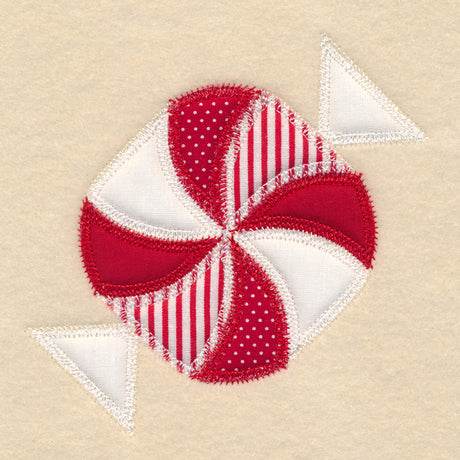 Christmas Quilt Block - Candy (In-the-Hoop)