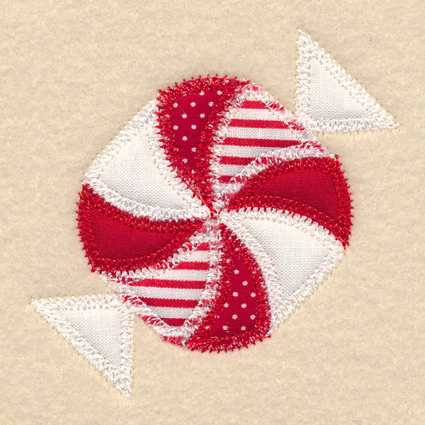 Christmas Quilt Block - Candy (In-the-Hoop)