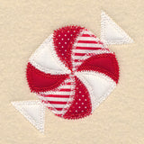 Christmas Quilt Block - Candy (In-the-Hoop)