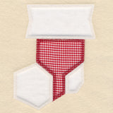 Christmas Quilt Block - Stocking (In-the-Hoop)