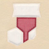 Christmas Quilt Block - Stocking (In-the-Hoop)