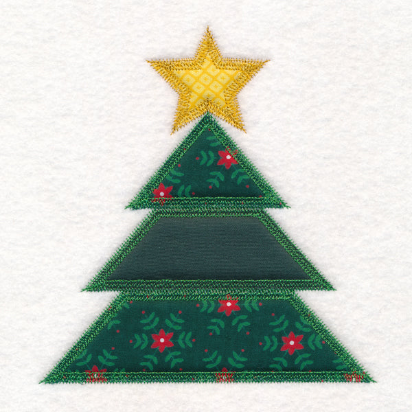 Christmas Quilt Block - Tree (In-the-Hoop)