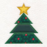 Christmas Quilt Block - Tree (In-the-Hoop)