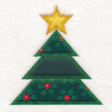 Christmas Quilt Block - Tree (In-the-Hoop)