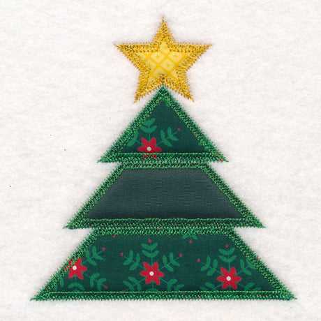Christmas Quilt Block - Tree (In-the-Hoop)