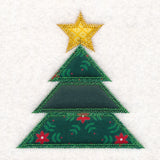 Christmas Quilt Block - Tree (In-the-Hoop)