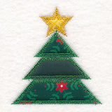 Christmas Quilt Block - Tree (In-the-Hoop)