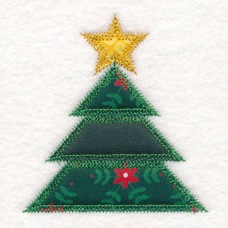 Christmas Quilt Block - Tree (In-the-Hoop)