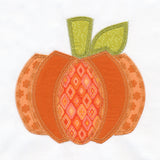 Pumpkin Quilt Block (In-the-Hoop)