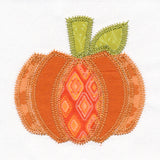 Pumpkin Quilt Block (In-the-Hoop)