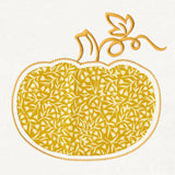 Pumpkin Silhouette (Reverse Applique)